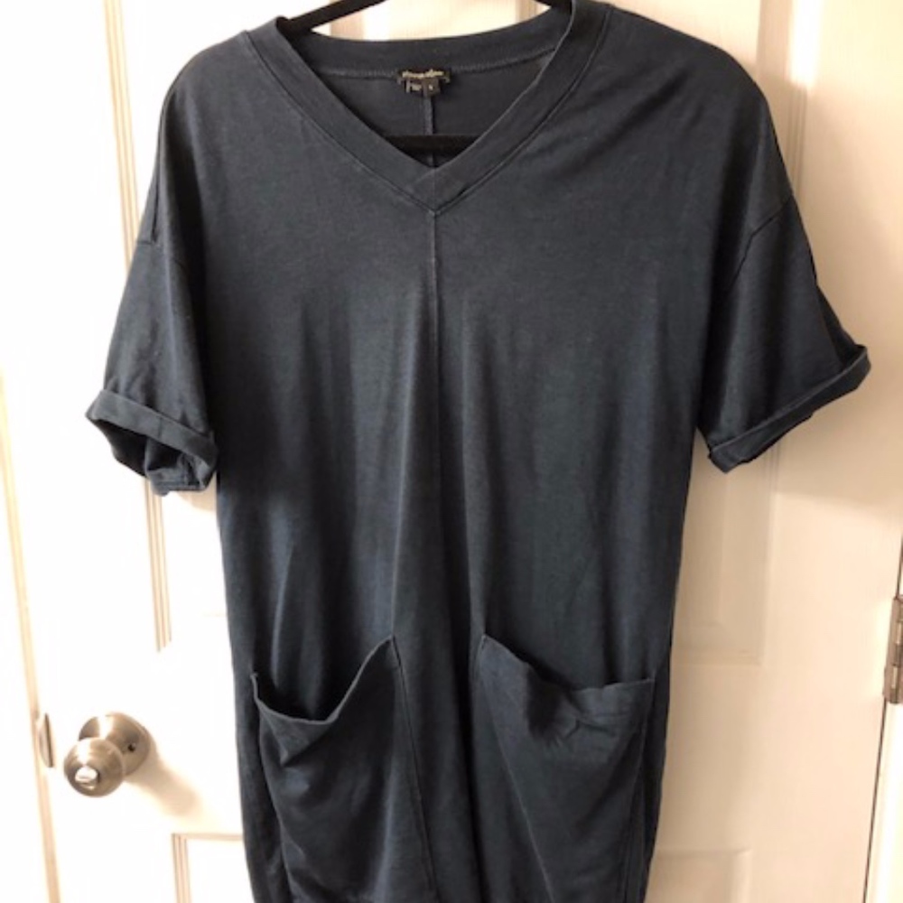 Steven Alan Cotton Dress in Jewel Blue